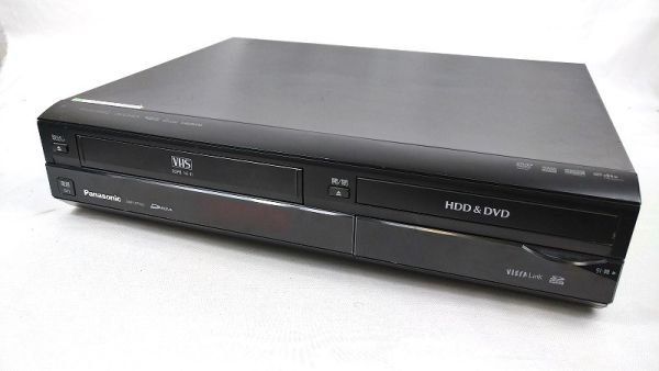 EM-102883 〔ジャンク/通電確認済み〕HDD搭載VHS一体型DVDレコーダー［DMR-XP22V］2008年製 250GB (パナソニック Panasonic) 中古_画像1