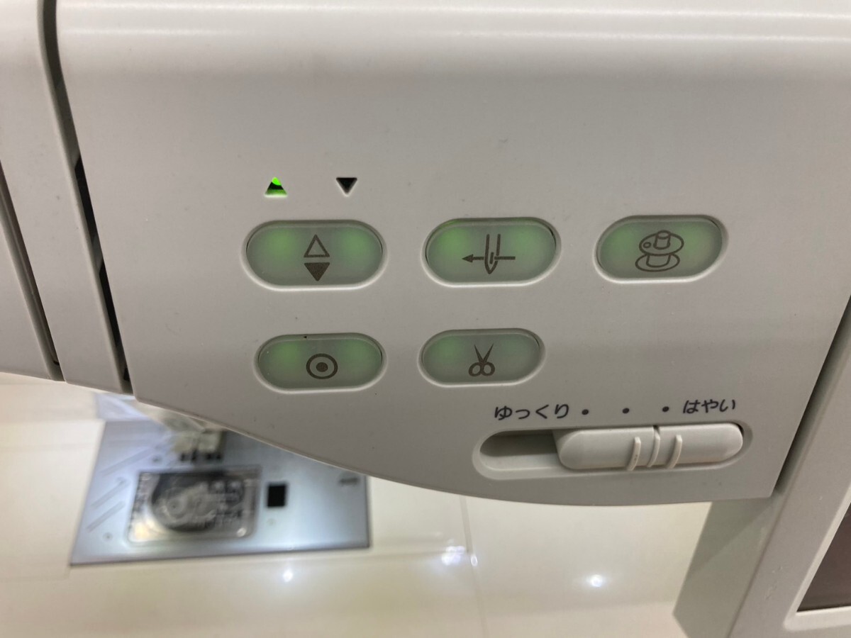 【K】JANOME SECIO 11000 ジャノメミシン　コンピューターミシン　通電確認済み【4801】_画像4