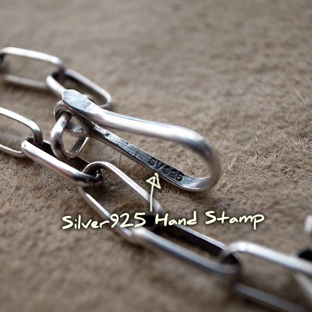 10mm ナバホシルバーチェーン ブレスレット NAVAJO CHAIN BRACELET -MADE IN USA インディアンジュエリーMADE IN USA_画像7