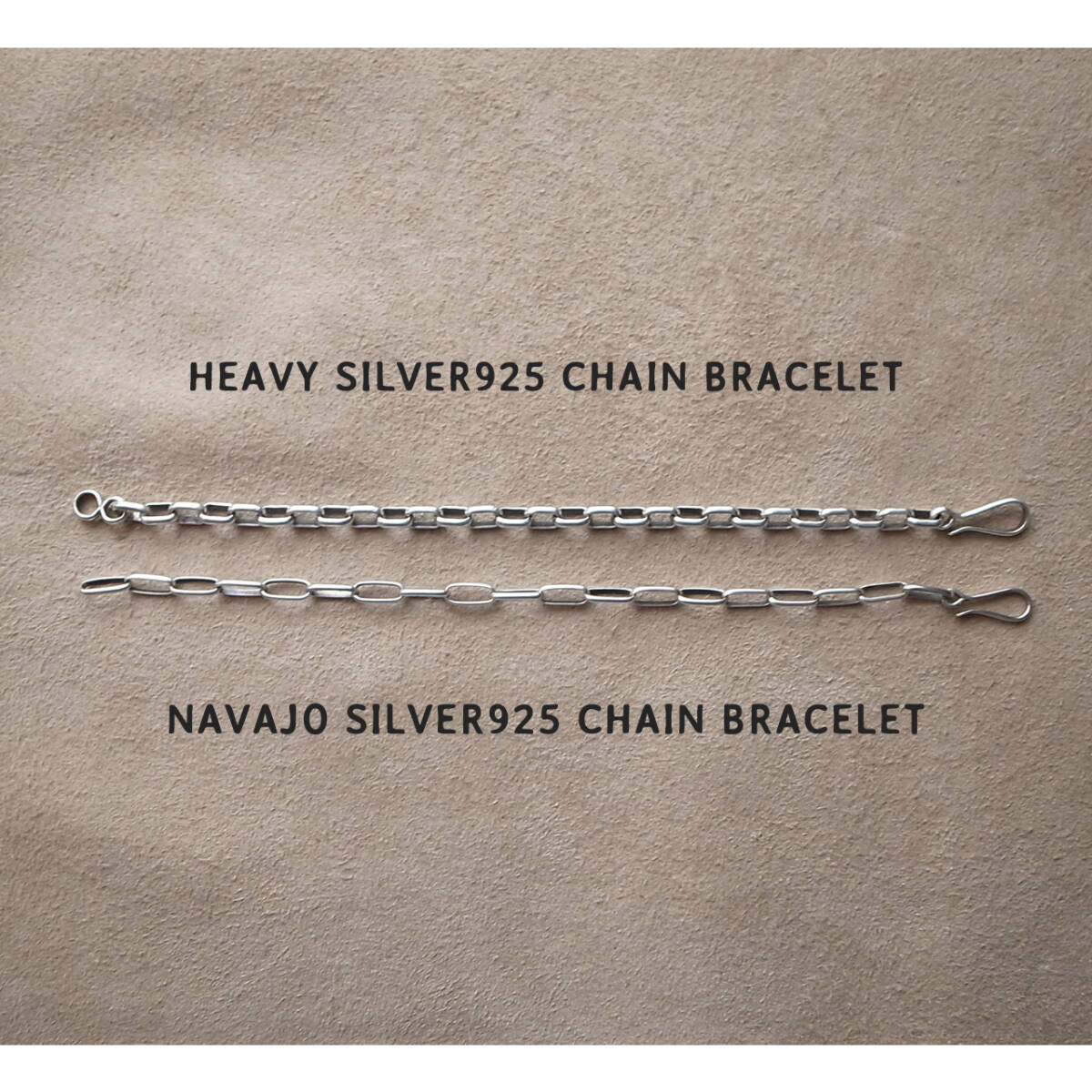 10mm ナバホシルバーチェーン ブレスレット NAVAJO CHAIN BRACELET -MADE IN USA インディアンジュエリーMADE IN USA_画像9