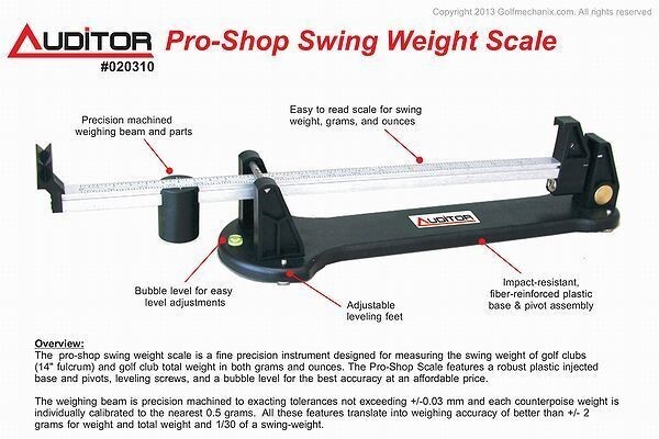 020310 Golf-Mechanics スイングバランサー バランス重量測定 工具 スイング 測定 (新型赤色）の画像6