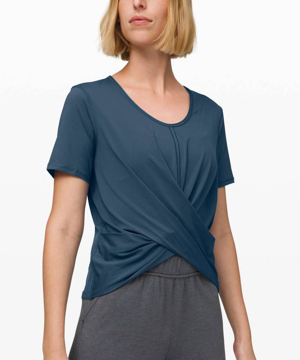 ルルレモン lululemon Do the Daily Short Sleeve サイズ2 美品☆☆☆ ※注・説明ご参照 半袖Tシャツ ショートスリーブの画像7