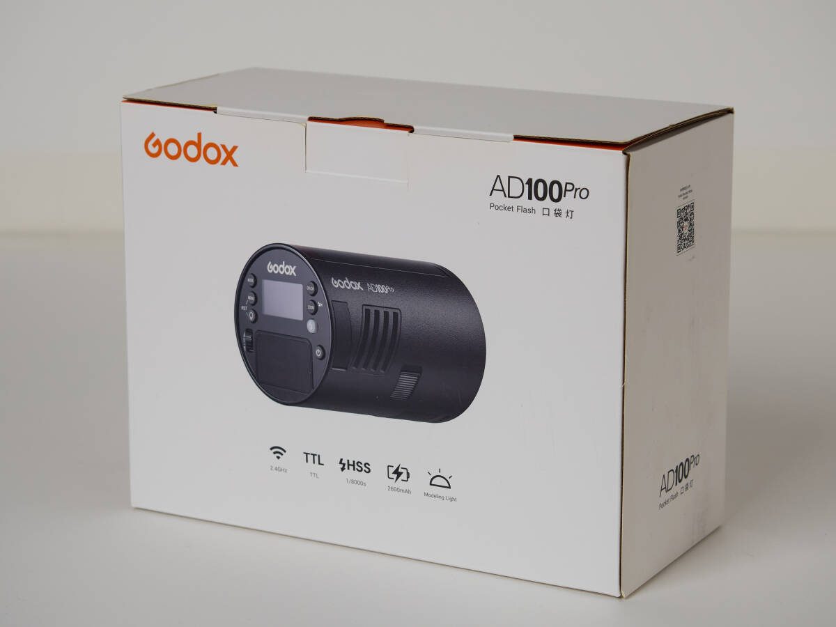 Godox AD100Pro フラッシュストロボ Godox AK-R11 ドームデイフューザー付き 未使用品 美品
