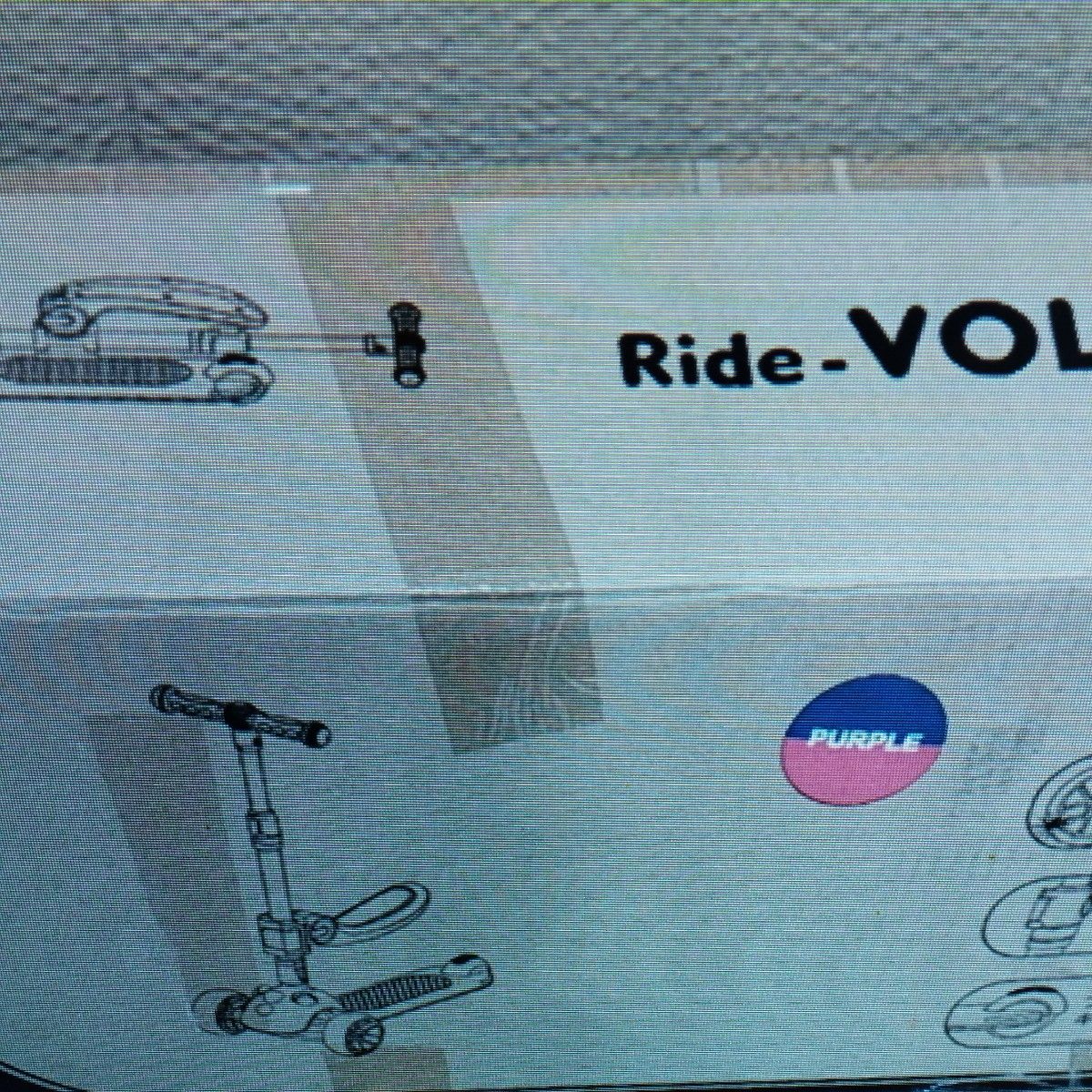 未使用キックスクーター2way三輪車 子供用 RideVOLO キックボード