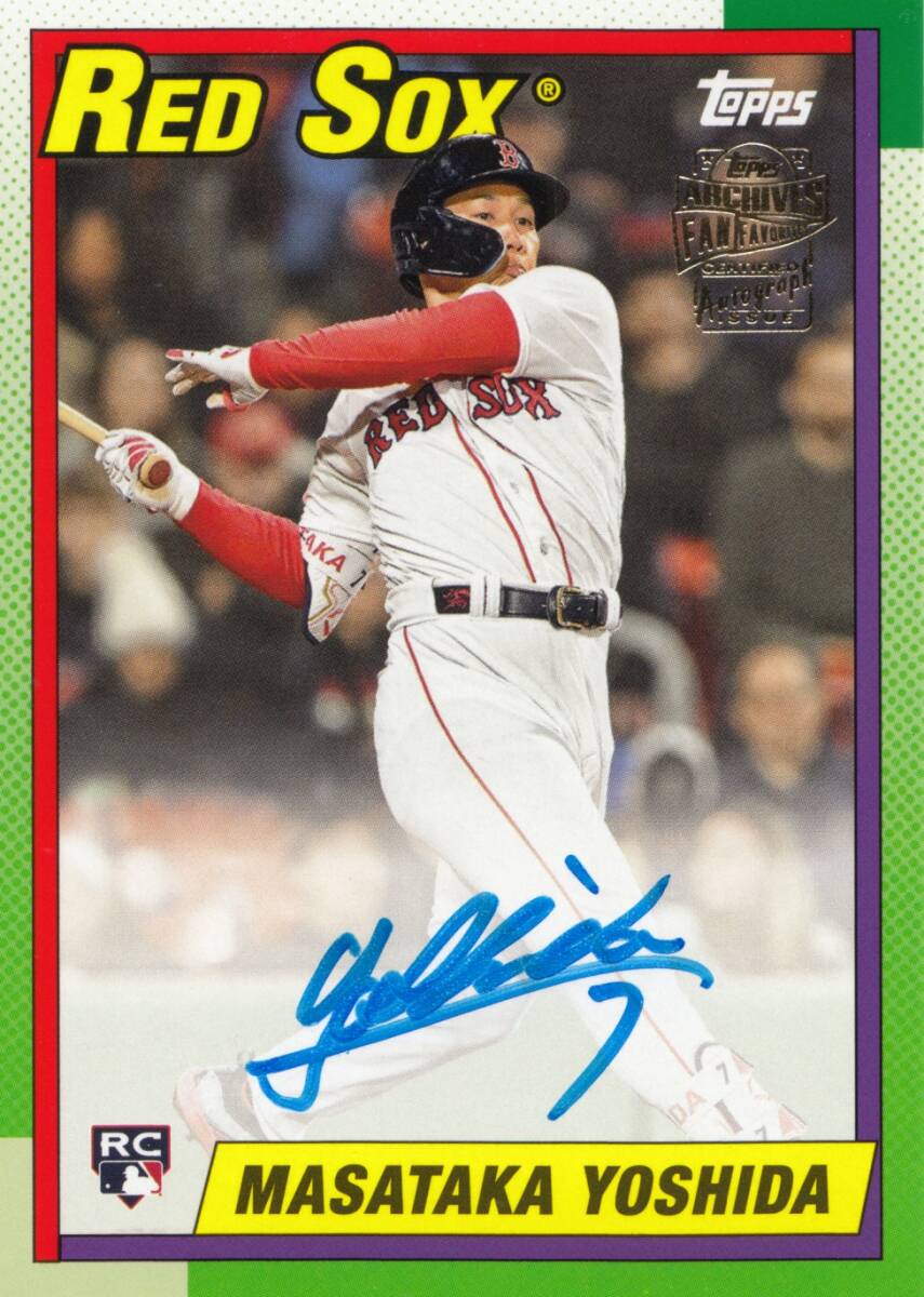 【吉田正尚】直筆サインカード オリックスバファローズ 2023 TOPPS ARCHIVES FAN FAVORITES MASATAKA YOSHIDA AUTOGRAPH #検索 BBM EPOCHの画像1