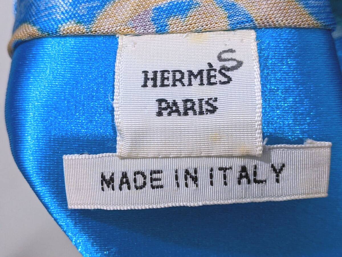 Hermes エルメス トップス タンクトップ シャツ 青 ブルー レディース ブランド アパレル 婦人服 ファッション_画像5