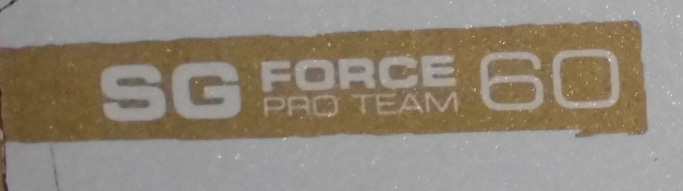 2012-2013年製 SG FORCE PROTEAM60 フリ－スタイルボ－ド 中古の画像7