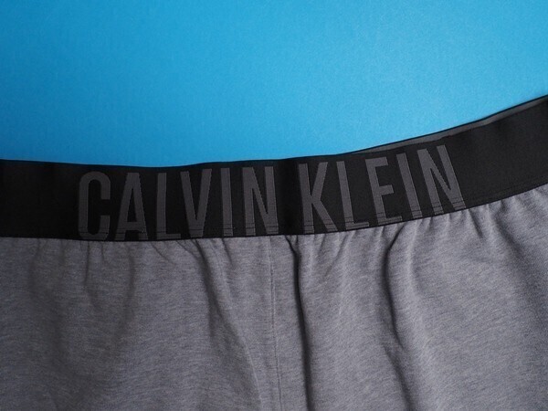 新品 Calvin Klein カルバンクライン 春先最旬 ストレッチコットン スウェット ジョガーパンツ US:XL JP:XXL 灰(W6W) NM1961の画像6