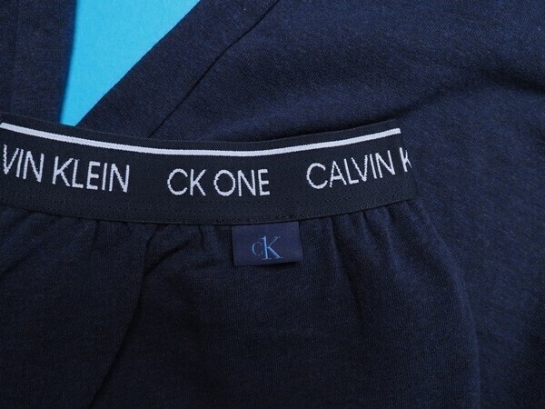 新品 Calvin Klein カルバンクライン メランジコットン ストレッチ スウェット ジョガーパンツ US:L JP:XL 紺(DUX) NM1866の画像6