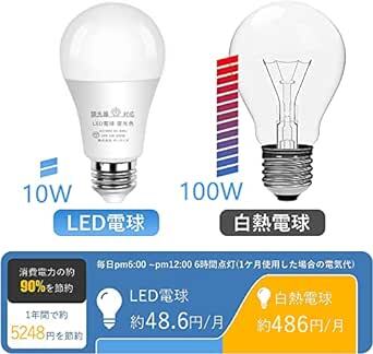 LED電球 調光器対応 E26 100型相当 消費電力10W 調光電球 全方向タイプ 調光対応 密閉器具対応 断熱材器具対応 (2_画像4
