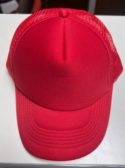  帽子 キャップ 赤 未使用 ★ 美品 ユニセックス 男女兼用 フリーサイズ レッド 野球帽_画像1