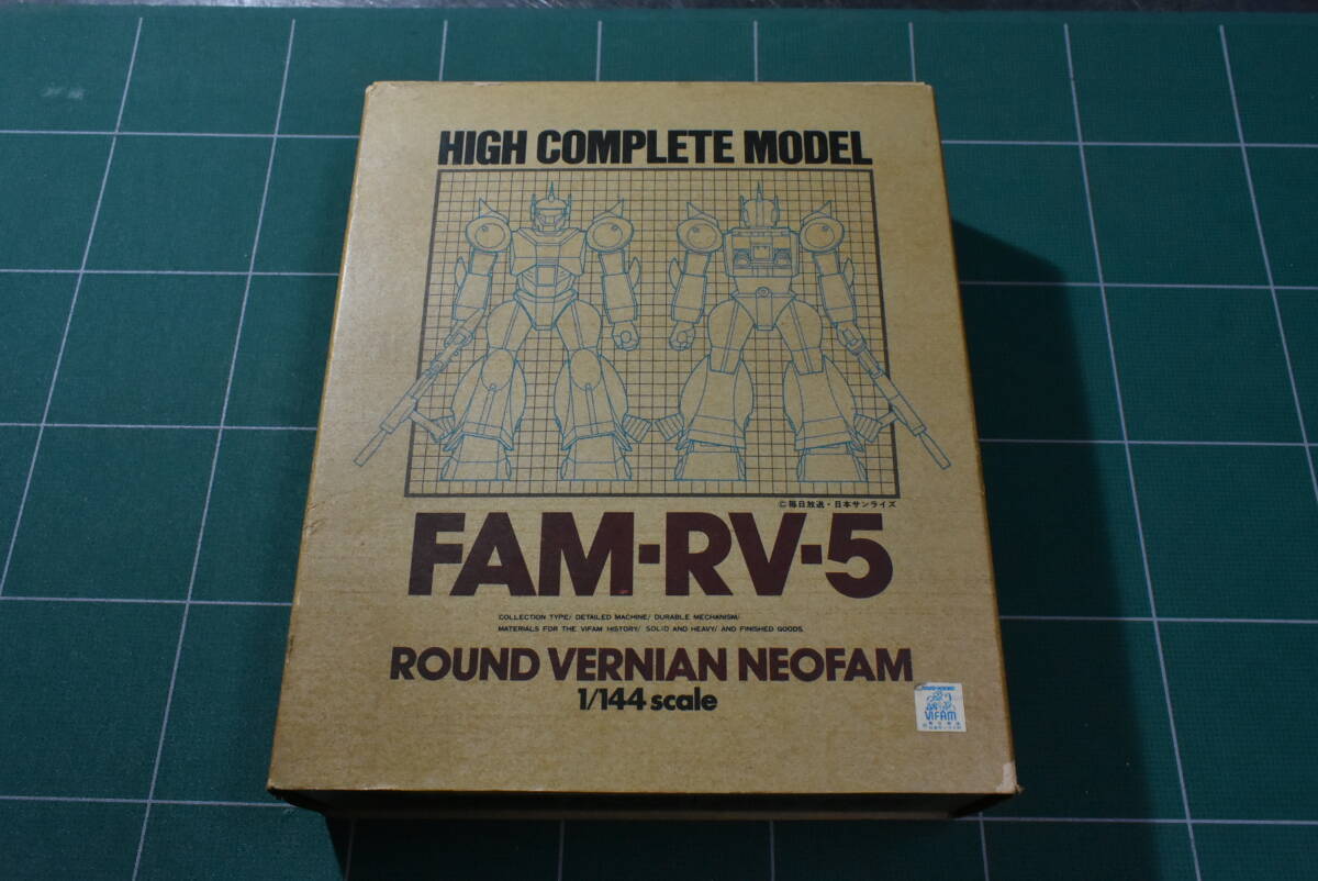 Qm643 распроданный HIGH COMPLETE MODEL 1/144 FAM-RV-5 Round Vernian Neofam Ginga Hyouryuu Vifam RVne off .m60size