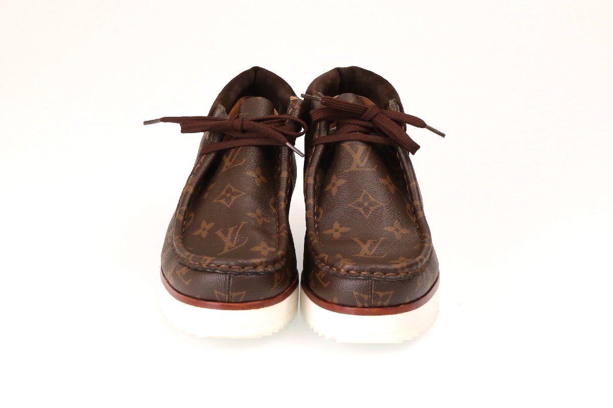 ルイヴィトン x NIGO コラボ LV モッズライン アンクルブーツ モノグラム サイズ7.5 1A81EA 中古品 USED ABランク/6926_画像5