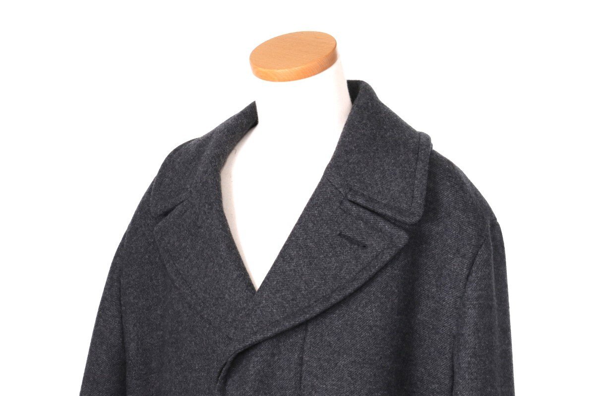 エルメス メンズ ウール コート グレー サイズ48 送料無料 HERMES MANTEAU ALEX TWIST&POCHES 161300H482 FLANELLE_画像5