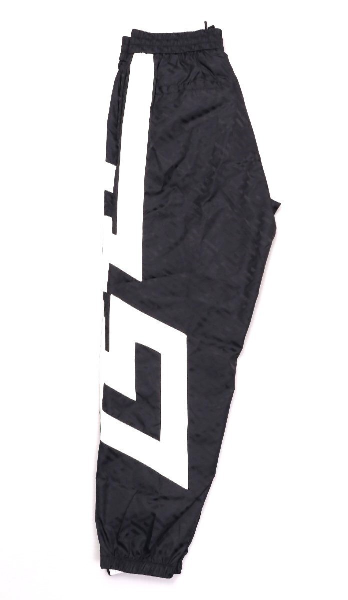 ヴェルサーチ ベルサーチ ナイロン パンツ ブラック グレカロゴ サイズ50 Versace Giubbino Con Logo NYLON TRACK PANTS 新品_画像3