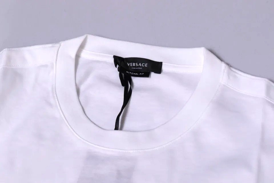 ヴェルサーチ べルサーチ Tシャツ ホワイト サイズXL バロッコ シルエット ロゴ アイコン VERSACE 1006974 1A04949 1W010 新品_画像5