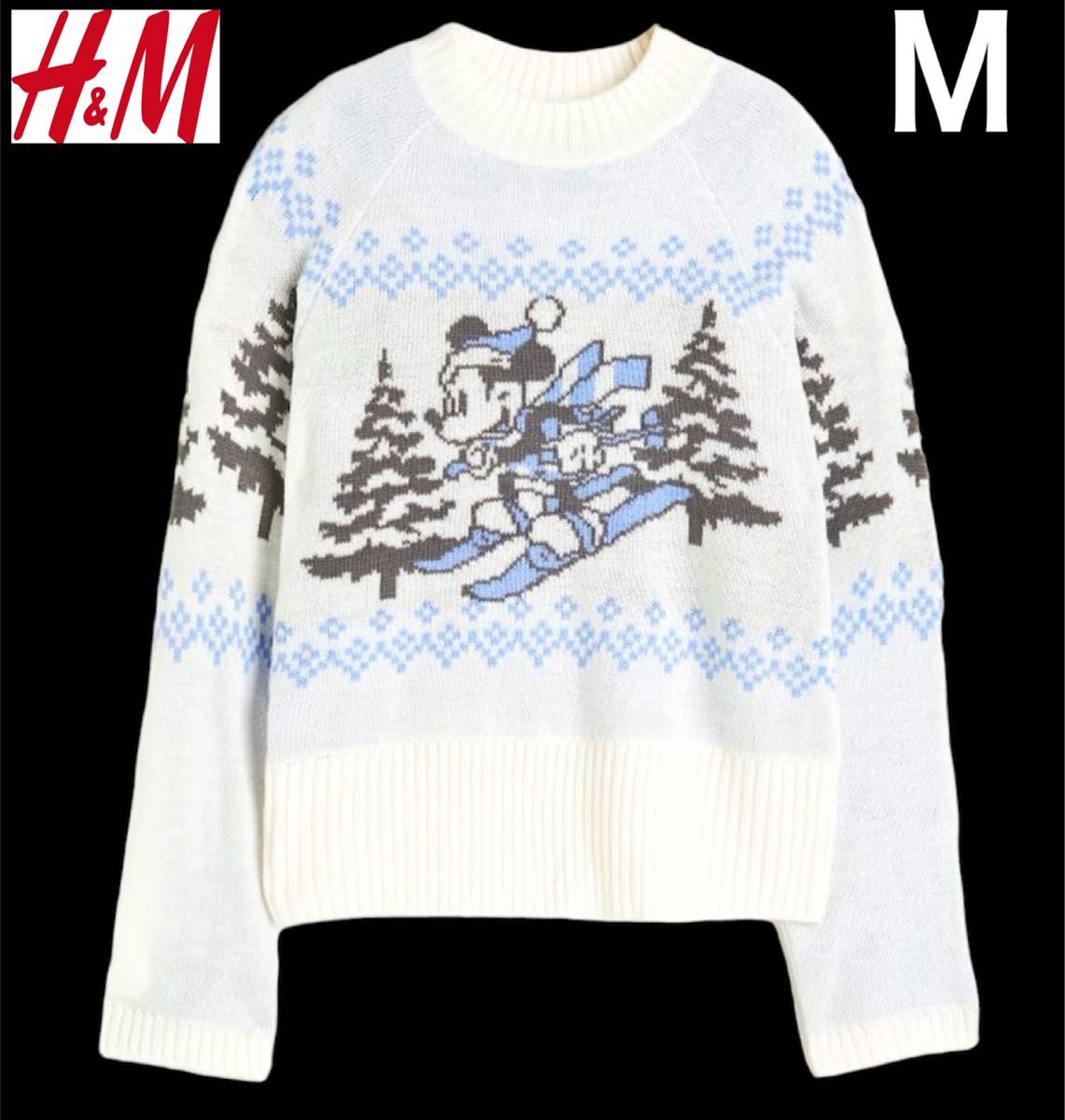 新品 H&M × Disney ミッキーマウス ニット セーター ディズニー M
