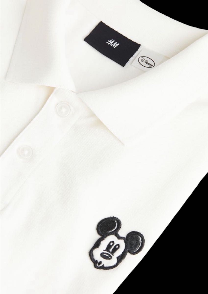 新品 H&M × Disney ディズニー ポロシャツ ミッキーマウス S