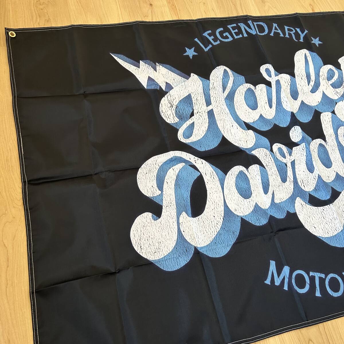 HARLEY-DAVIDSON ハーレーダビッドソン U＿A167 90×150 二輪 フラッグ FLAG バナー ガレージ装飾 USA 旗 バイク アメリカン雑貨 フラッグ_画像2