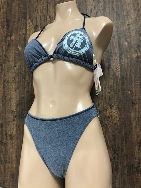 r1_0335y * outside fixed form delivery * new goods unused storage goods . attaching 2Way 3 point set T&C Surf separate high leg bikini swimsuit halter-neck tanker 9M