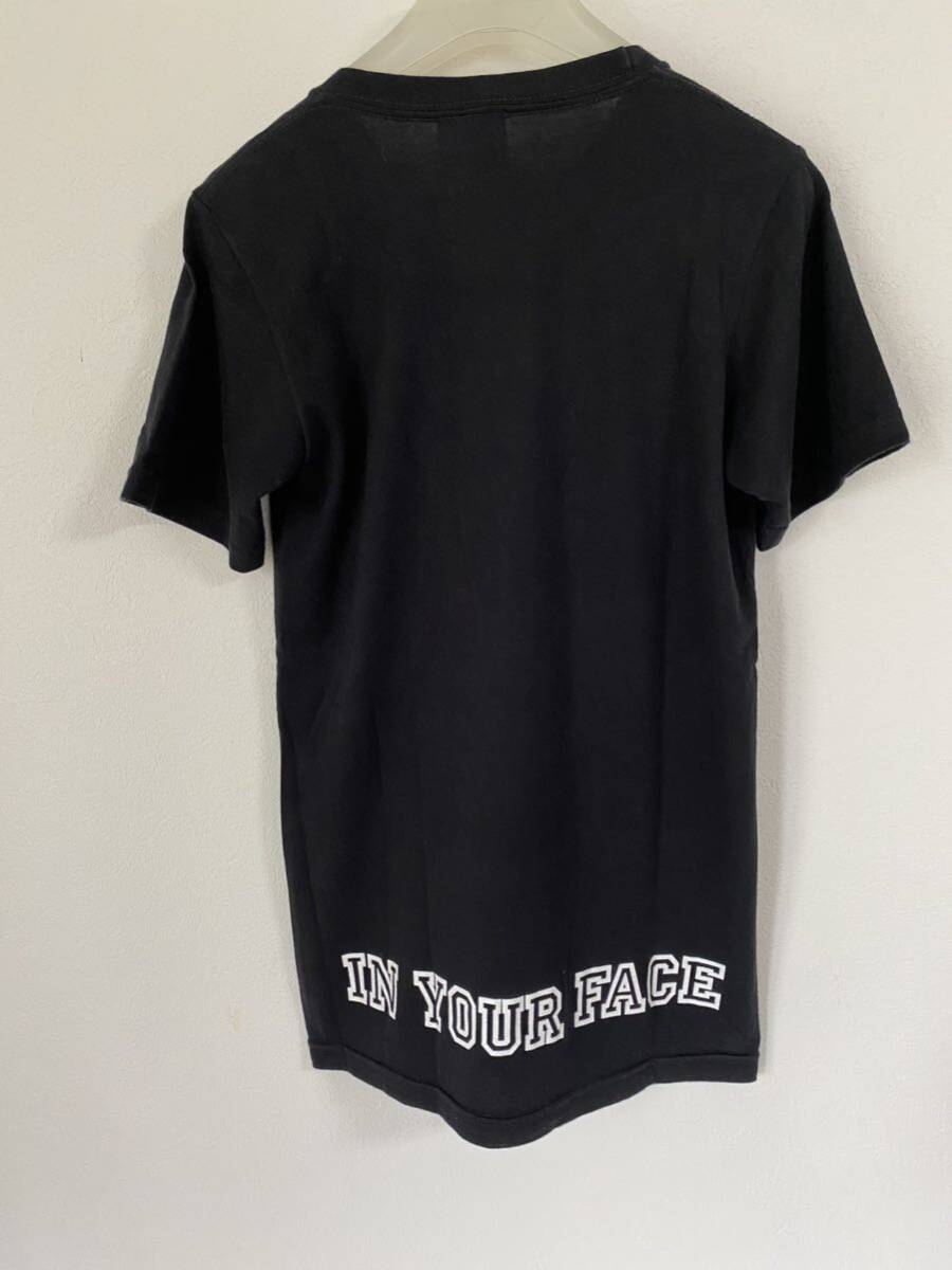 HOUSE OF HOLLANDハウスオブホランド『ＩＹＦ』プリントTシャツ&バックプリント　ブラックXS《レア》 MADE UK_画像2