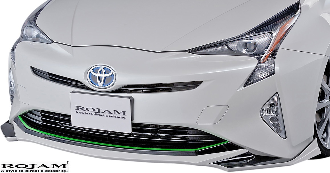 【M's】トヨタ 50系 プリウス (2015/12-) ROJAM VERDE フロントリップスポイラー FRP ロジャム ヴェルデ TOYOTA PRIUS ZVW50 ZVW55_画像1