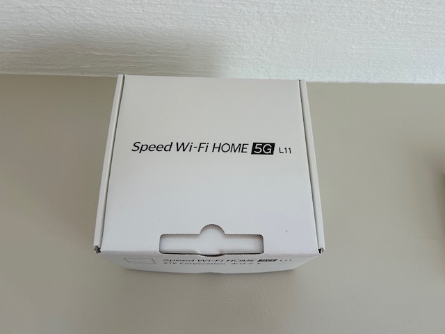 au UQ WiMAX Speed Wi-Fi HOME 5G L11 ZTE ホームルーター ホワイト 白の画像6