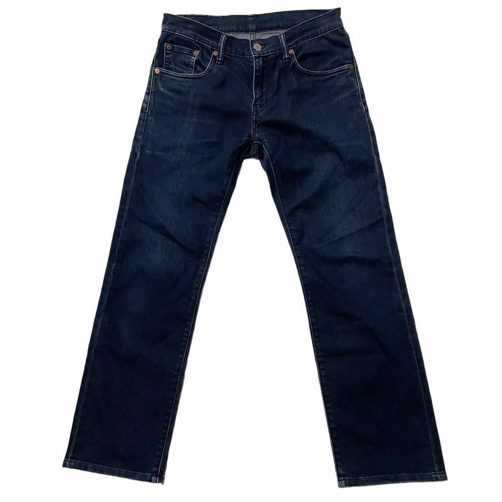 漢の1着 リーバイス Levi’s 502 W30 革パッチ ストレッチデニム ストレート メンズ ジーパン デニム の画像2