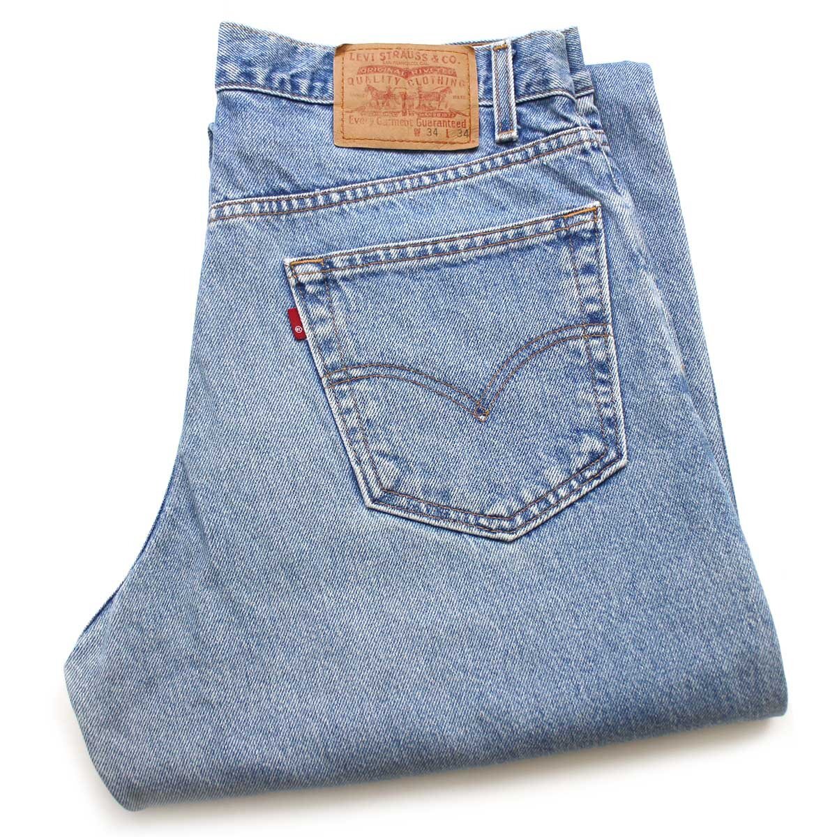 ★90s メキシコ製 Levi'sリーバイス 43901 デニムパンツ w34 L34★SDP801 オールド ビンテージ ジーンズ ワイド ストレート サークルR_画像1