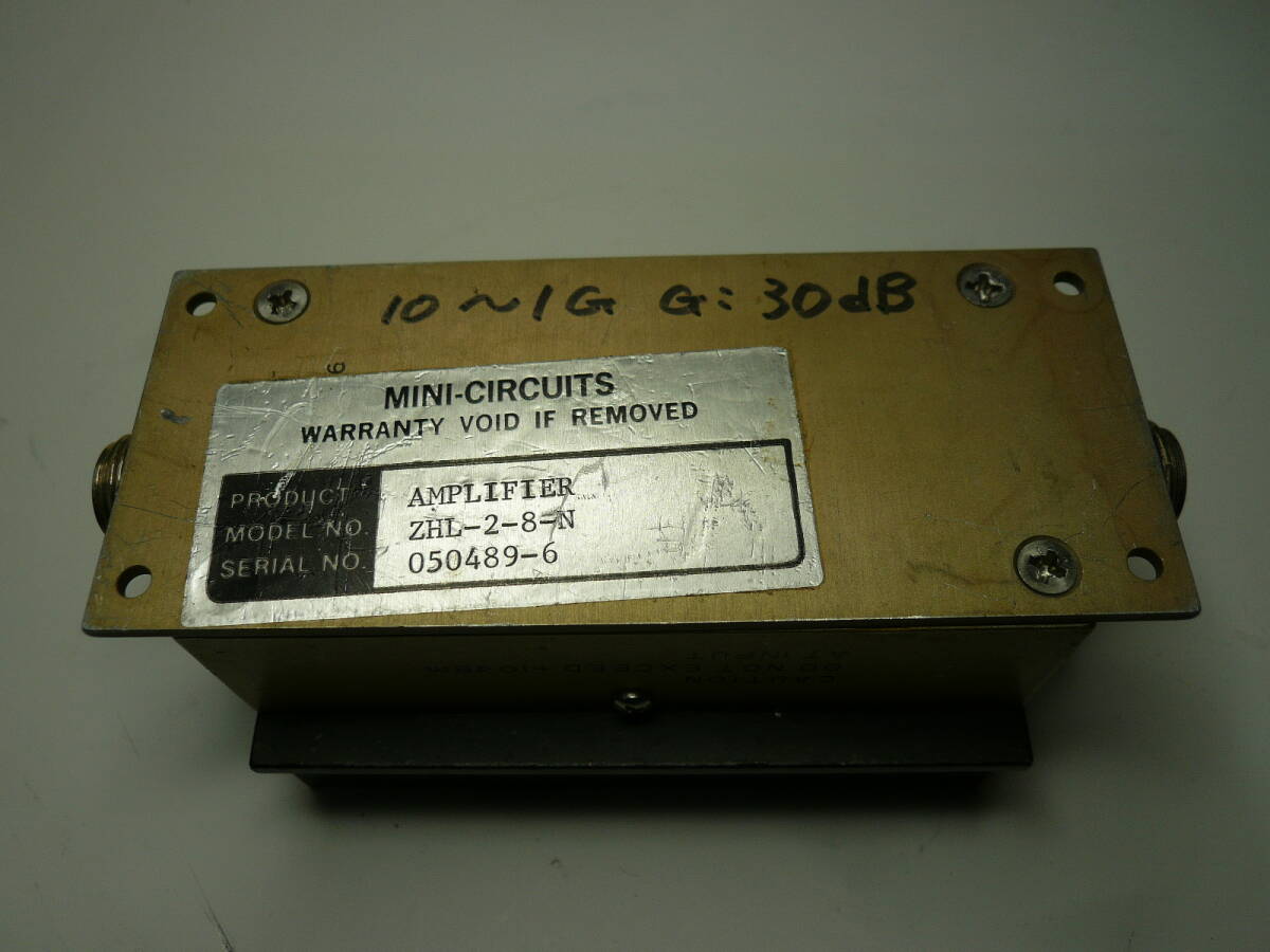 mini-circuits ZHL 2-8-N 10~1000MHz 動作品の画像5