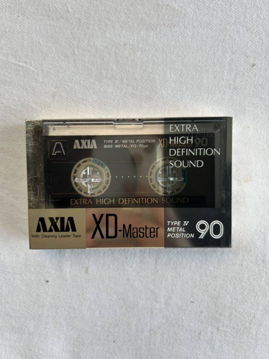 M-92 1円スタート AXIA アクシア カセットテープ メタル XD-Master 90 TYPE Ⅳ METAL POSITION テープ 未開封品 60サイズの画像1