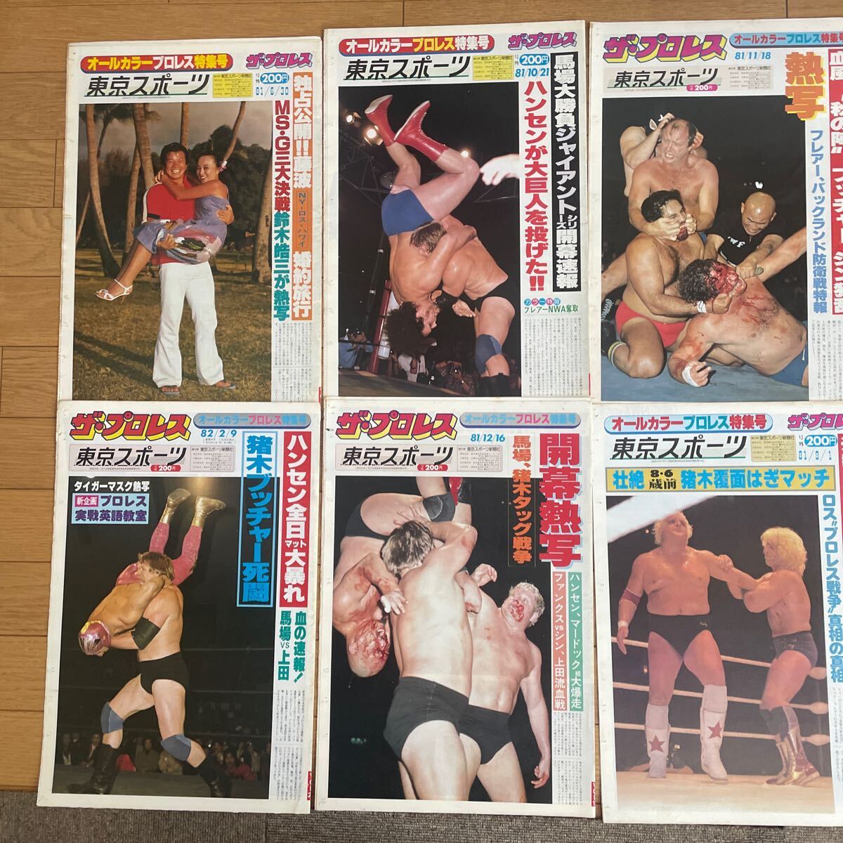 東京スポーツ 週刊ザ・プロレス 全12部セットの画像6