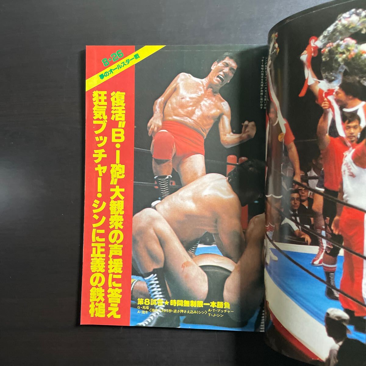 ベースボールマガジン プロレス 1979年9月号緊急増刊 夢のオールスター戦の画像5