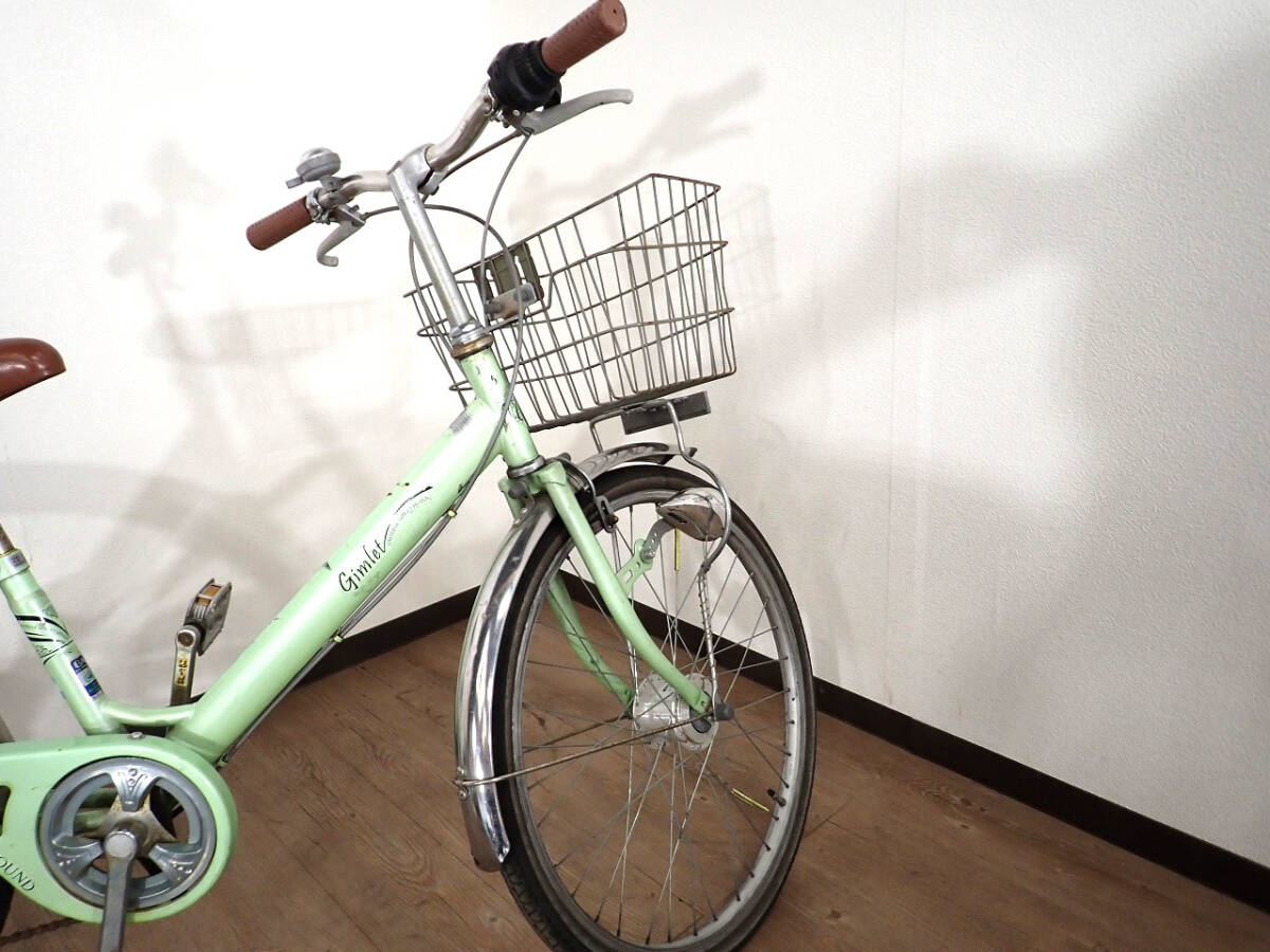 中古 子供用自転車 SAKAMOTO TECHNO GIMLET サカモトテクノ ギムレット 21インチ 外装6段変速 片足スタンド キッズ ジュニア 戸田市の画像5