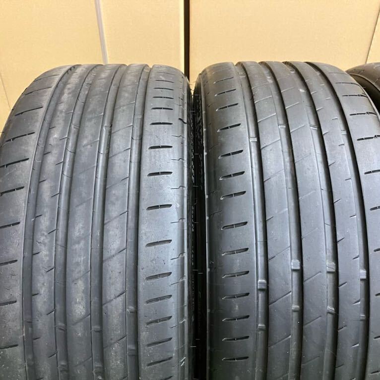 225/35R19 88Y☆BRIDGESTONEブリヂストン POTENZA S007A 2022年製国産☆ジャンク品中古タイヤ4本共インサイドビード切れ4本SET送料無料_画像2