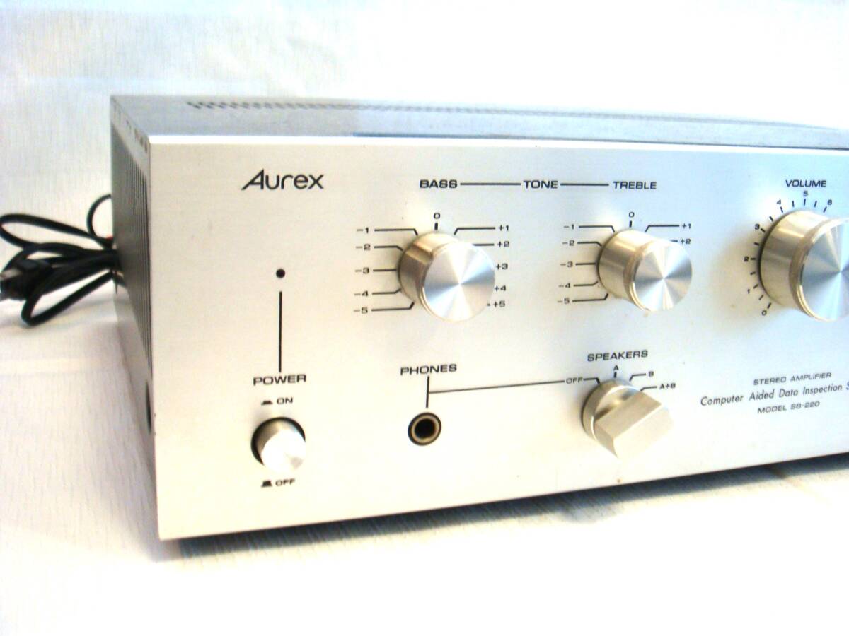 Aurex オーレックス SB-220 プリメインアンプ 通電確認済 日本製_画像2