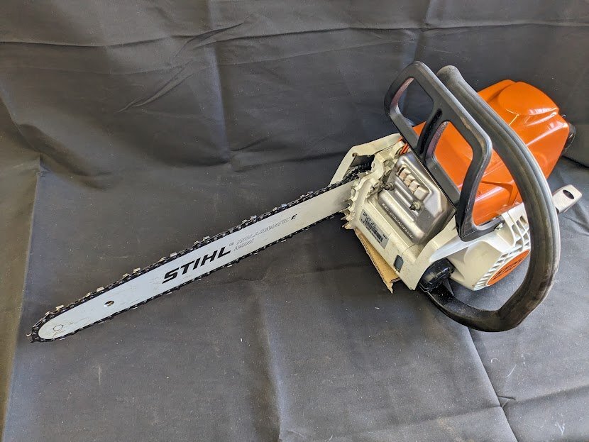 【美品】動画あり☆STIHL エンジンチェンソー MS180C-BE 35cm スチール MS180C ガイドバー350ｍm 排気量38.1ml ☆茨城県下妻市の画像2