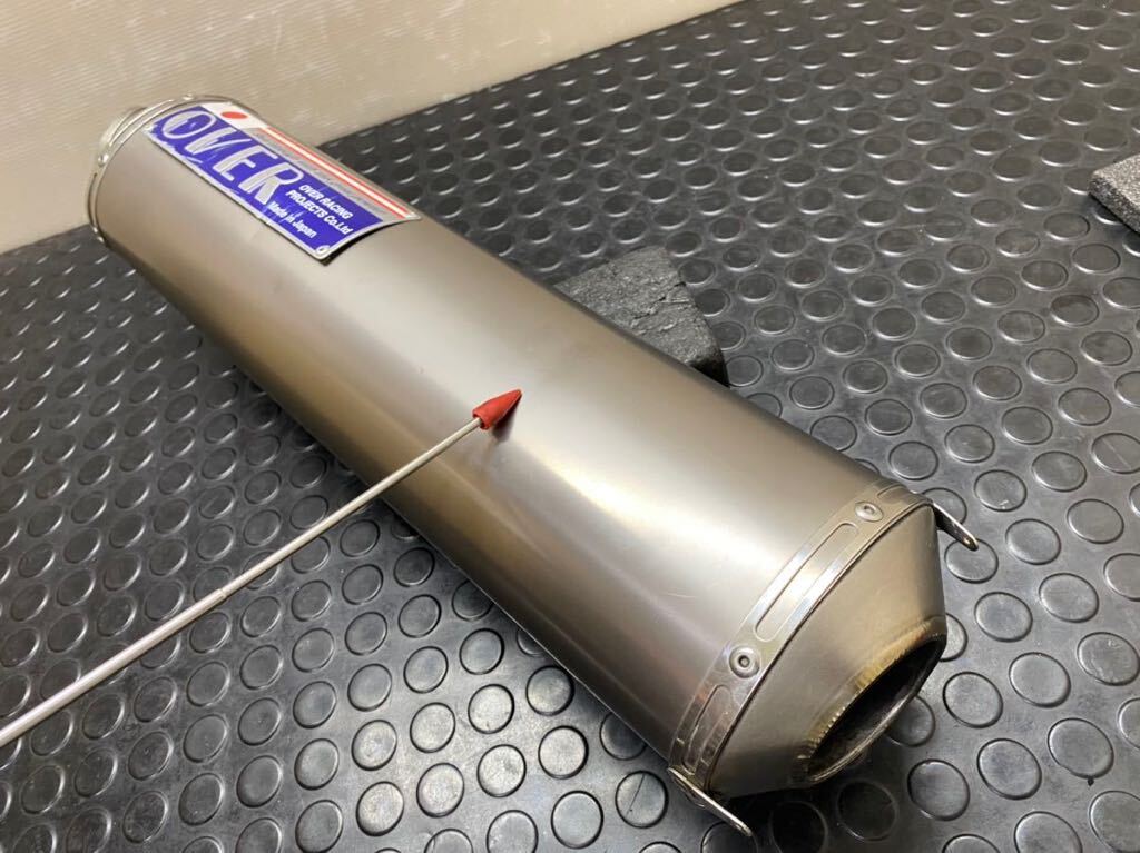 OVER 60.5 pie titanium? slip-on silencer muffler ( goods with special circumstances )