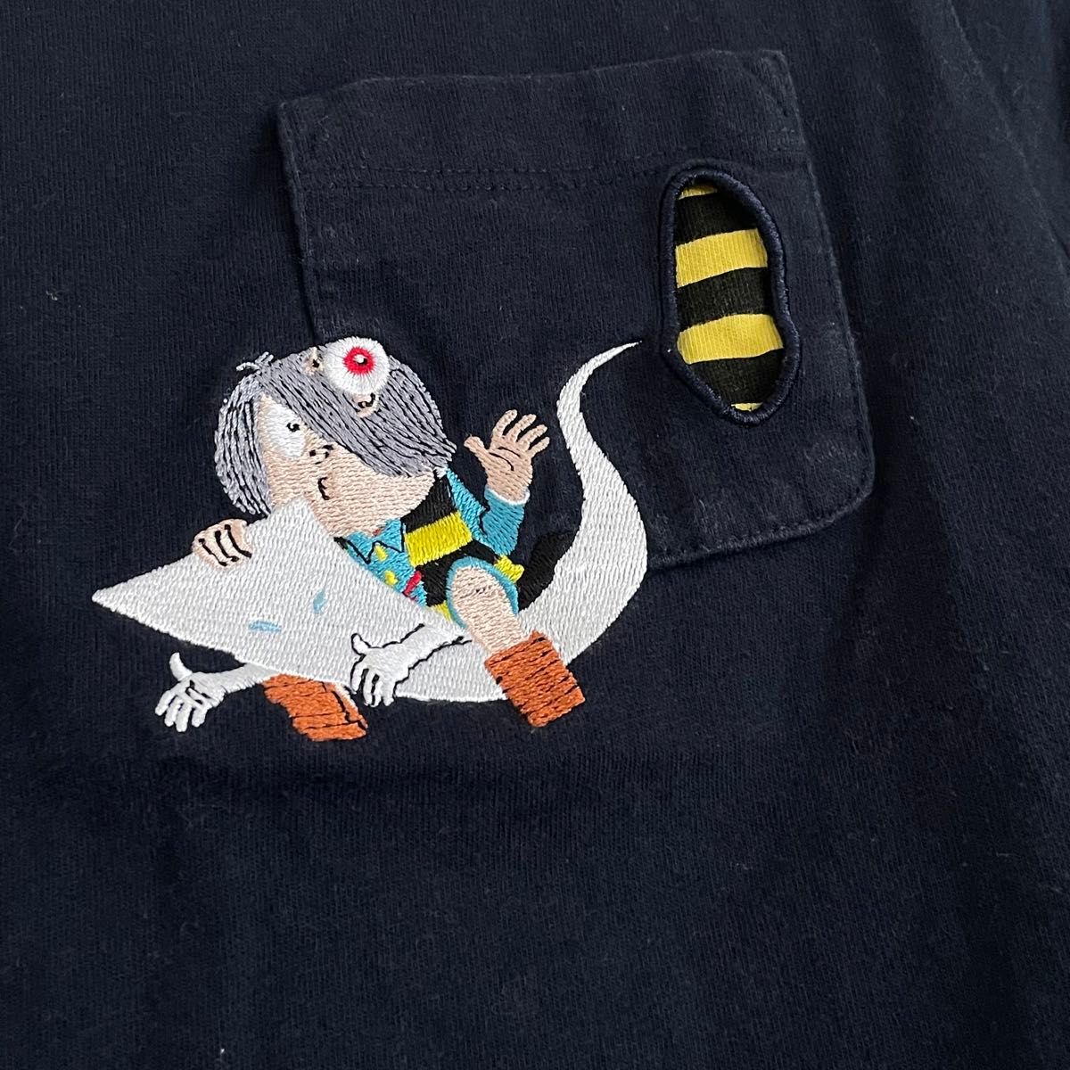 ゲゲゲの鬼太郎 コラボ半袖Tシャツ graniphkidsコラボ グラニフ 水木しげる 男女兼用120 子供服