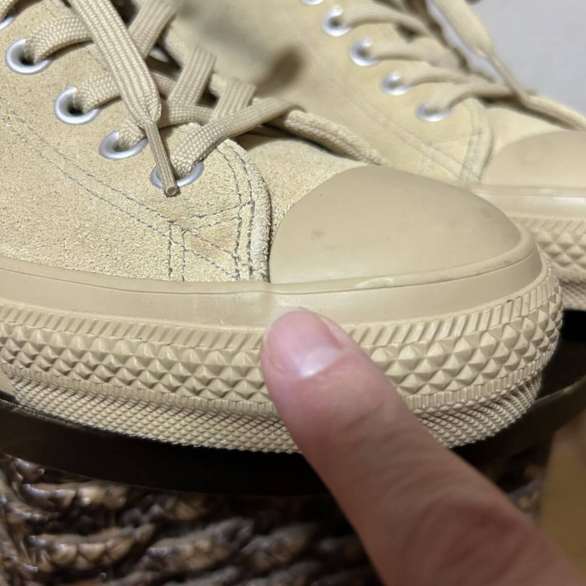 29cm! Converse ×GORE-TEX suede beige box less .converse Converse ALL STAR 100 GORE-TEX SUEDE MN OX all Star 100