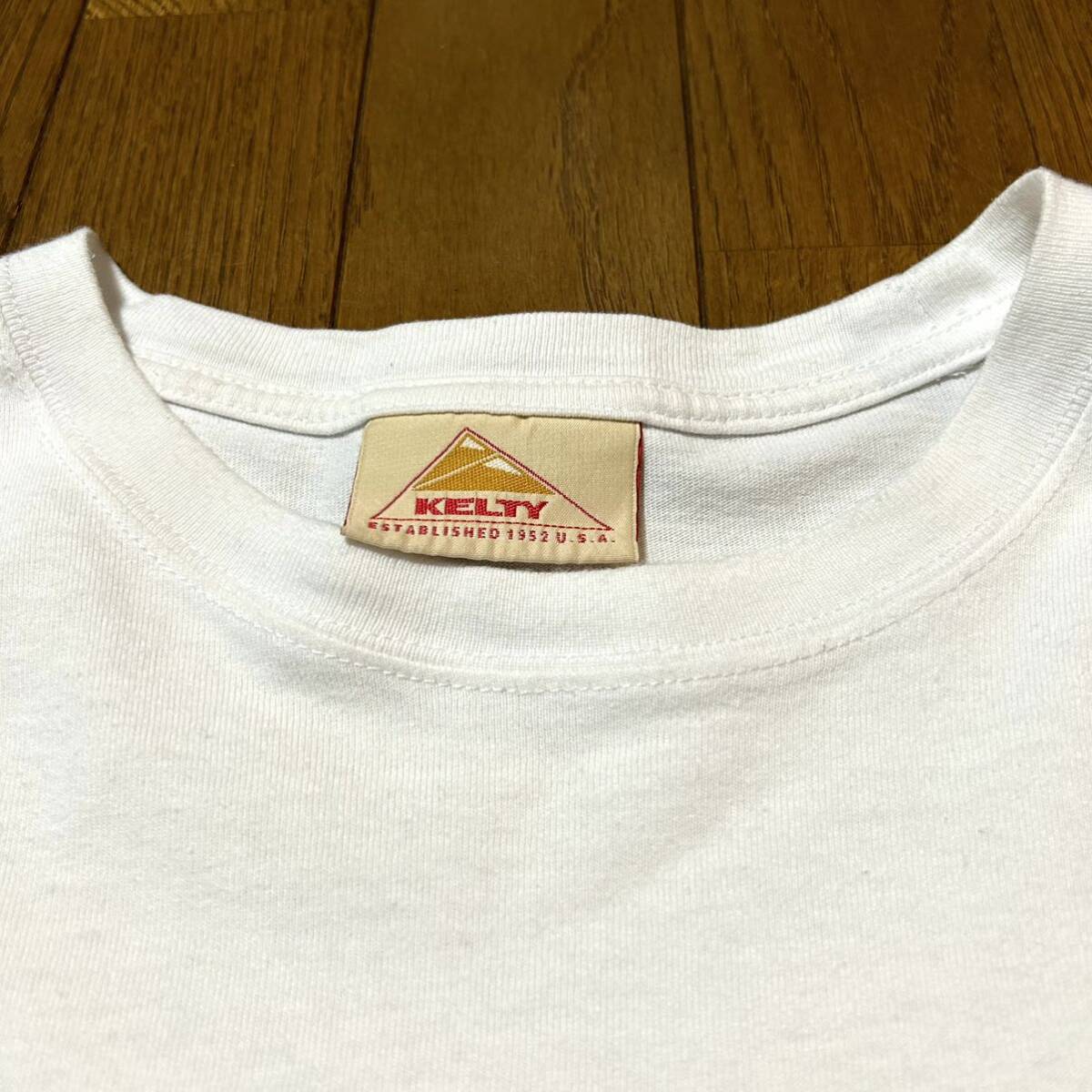 XLサイズ！KELTY ケルティ 古着半袖ポケットTシャツ 白 半袖Tシャツ クルーネック ホワイト 