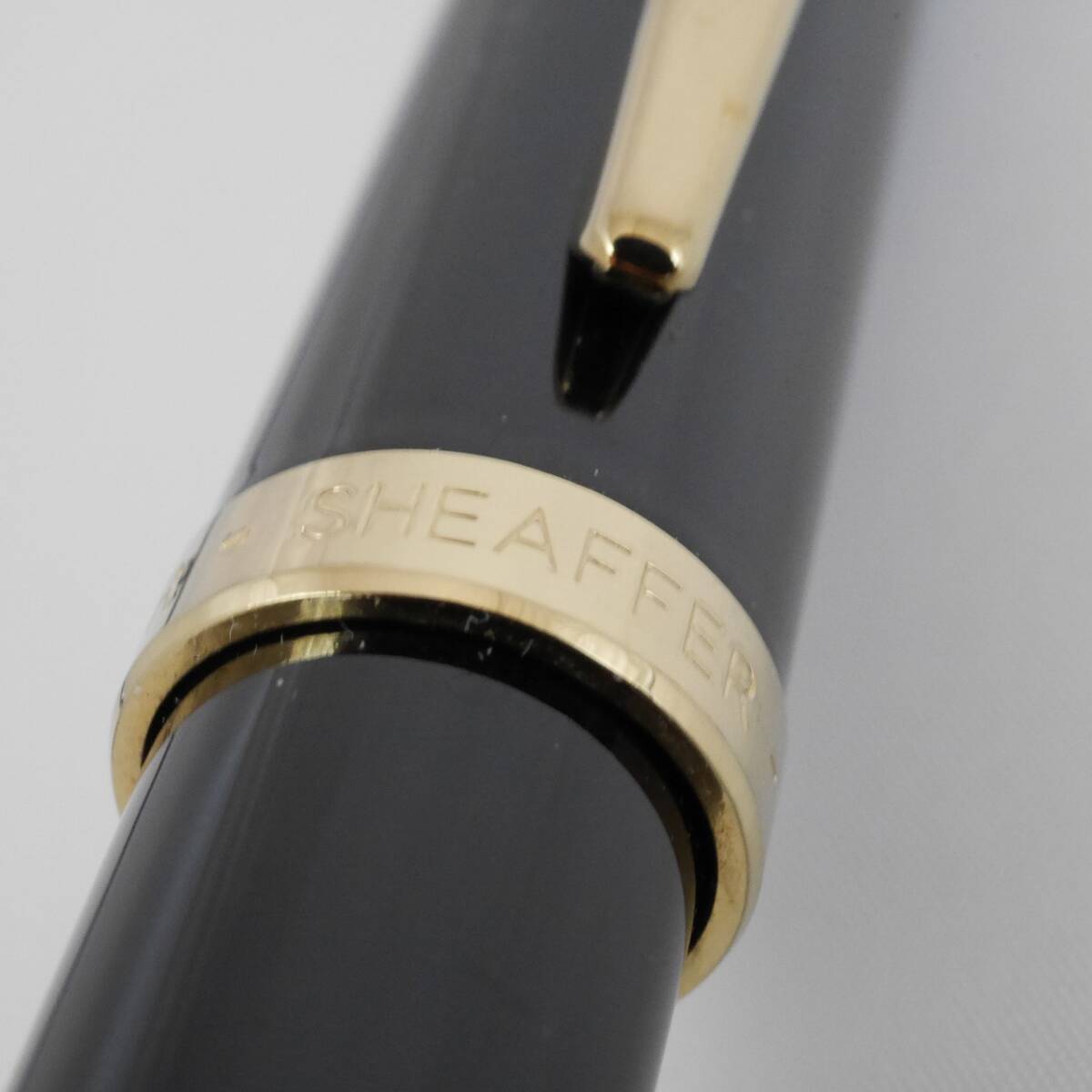 シェーファー Sheaffer 100 万年筆 ブラックラッカー 万年筆 F