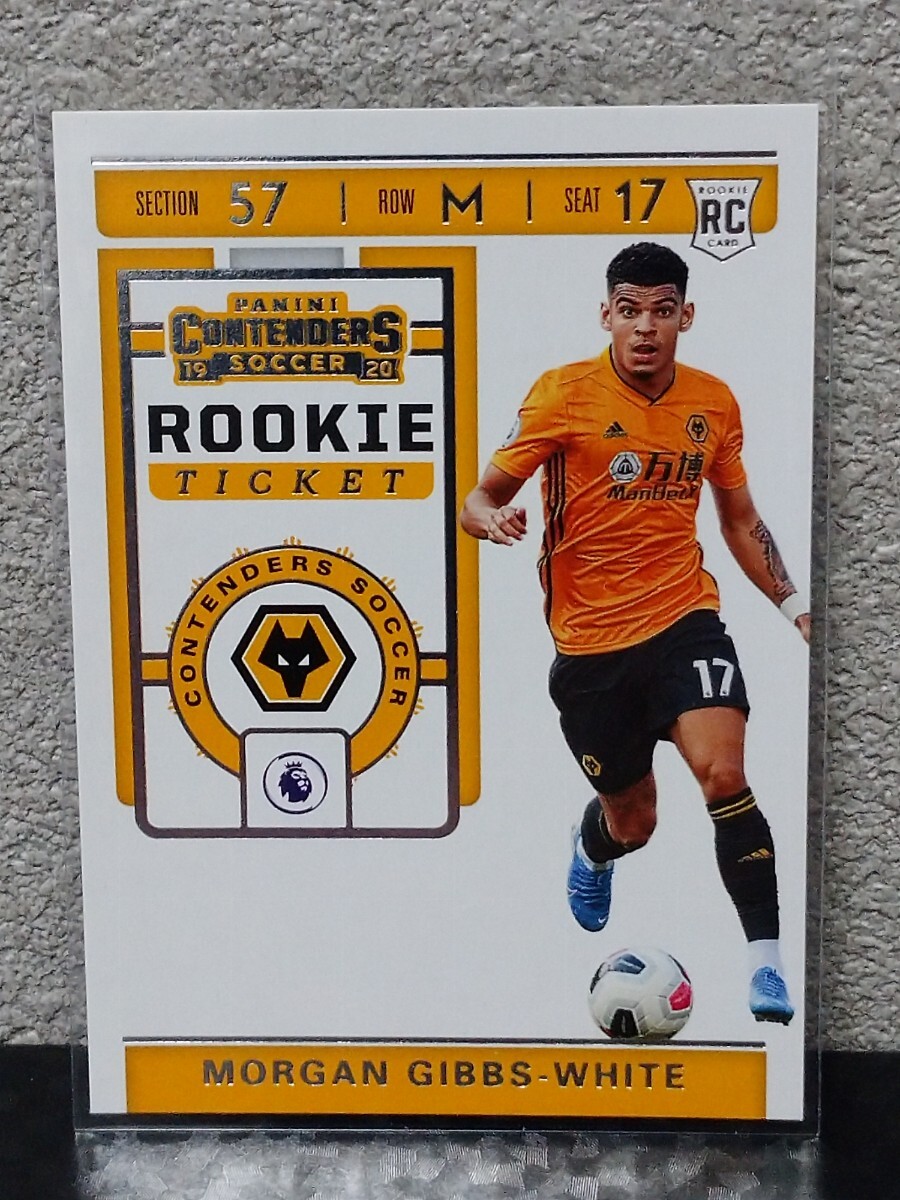 【MORGAN GIBBS-WHITE】 2019-2020 PANINI chronicles RC Ticket ルーキー rookie_画像1