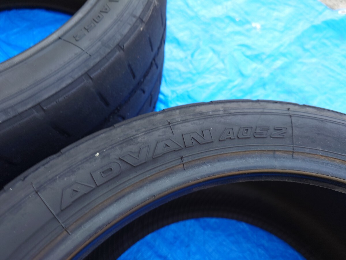 ★屋内ラップ保管 ヨコハマ アドバン A052 20年製 265/35r18 YOKOHAMA ADVAN 2分山 ハイグリップ GT-R ランエボ 2本セット_画像3