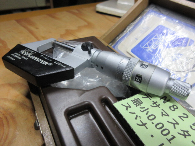 TESA マイクロ テサマスター 0-25mm 良品 IN825 測定器 TESA マイクロ テサマスター 0-25mm 良品 IN825 測定器