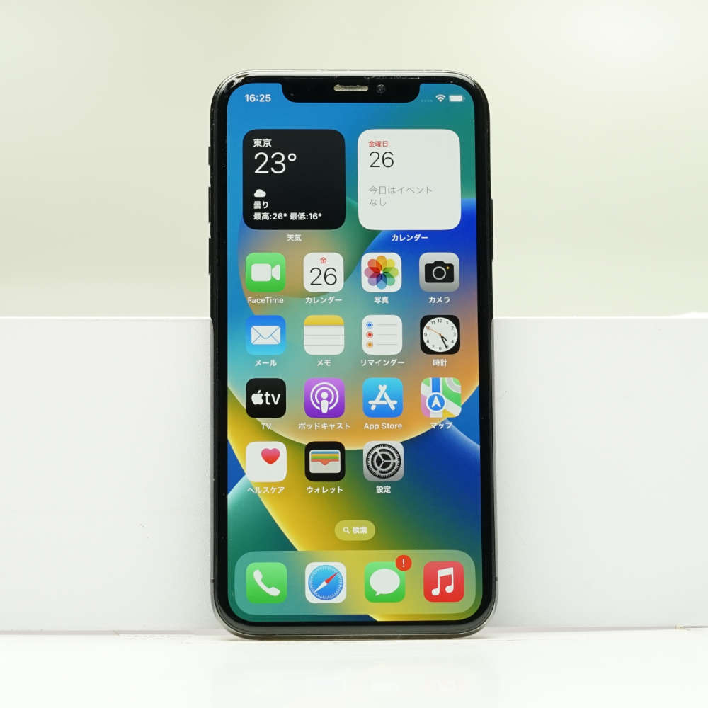 iPhone X 256GB スペースグレイ SIMフリー 訳あり品 ジャンク 中古本体 スマホ スマートフォン 白ロム_画像2