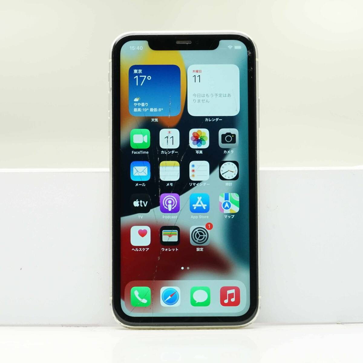 iPhone 11 64GB ホワイト SIMフリー 訳あり品 ジャンク 中古本体 スマホ スマートフォン 白ロムの画像2