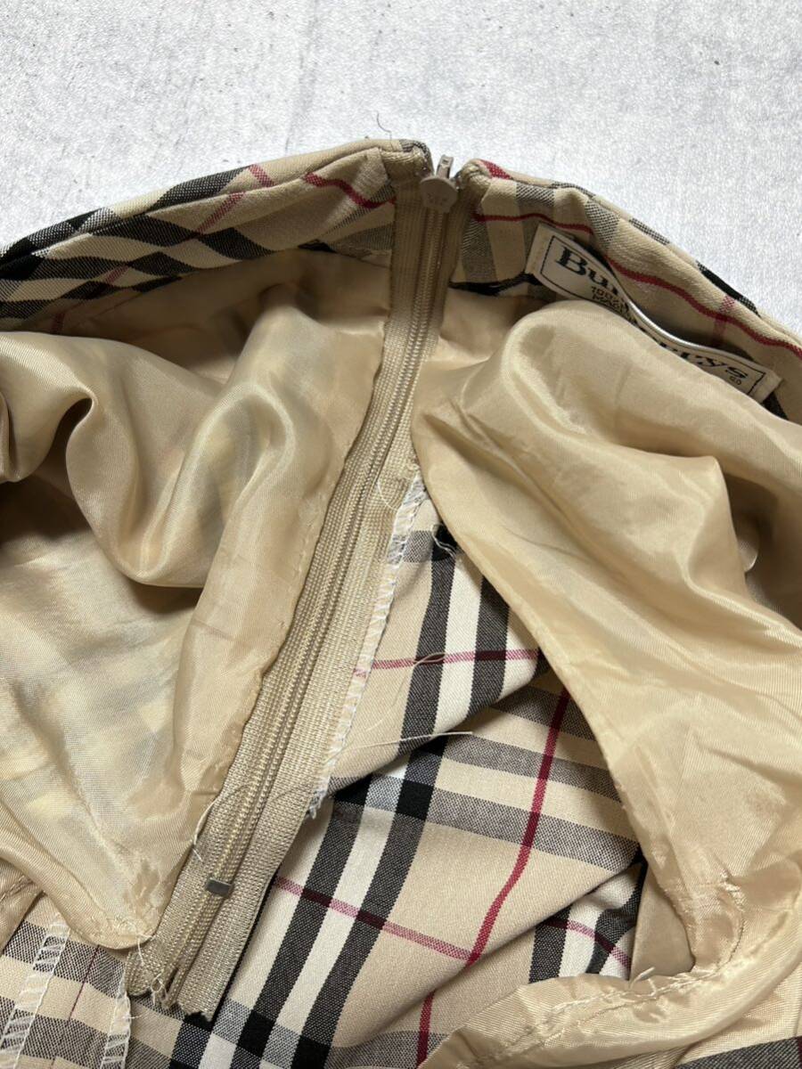  Англия производства 90s Burberrys юбка в складку ремень имеется Burberry z90 годы Burberry проверка noba проверка есть перевод .3639