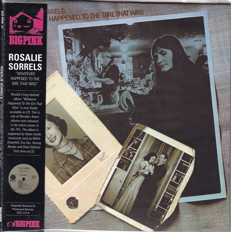 【新品CD】 ROSALIE SORRELS / WHATEVER HAPPEND TO THE GIRL THAT WAS_画像1