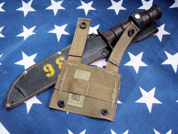 F58N* the US armed forces MOLLEⅡ K-BAR knife adaptor /USMC American sea .. tongue color ke- bar knife molding installation for adaptor unopened goods 